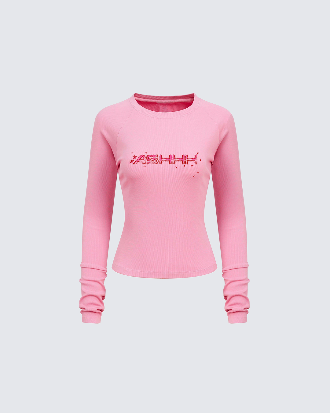 Red Ants Long Sleeve Slim T-Shirt