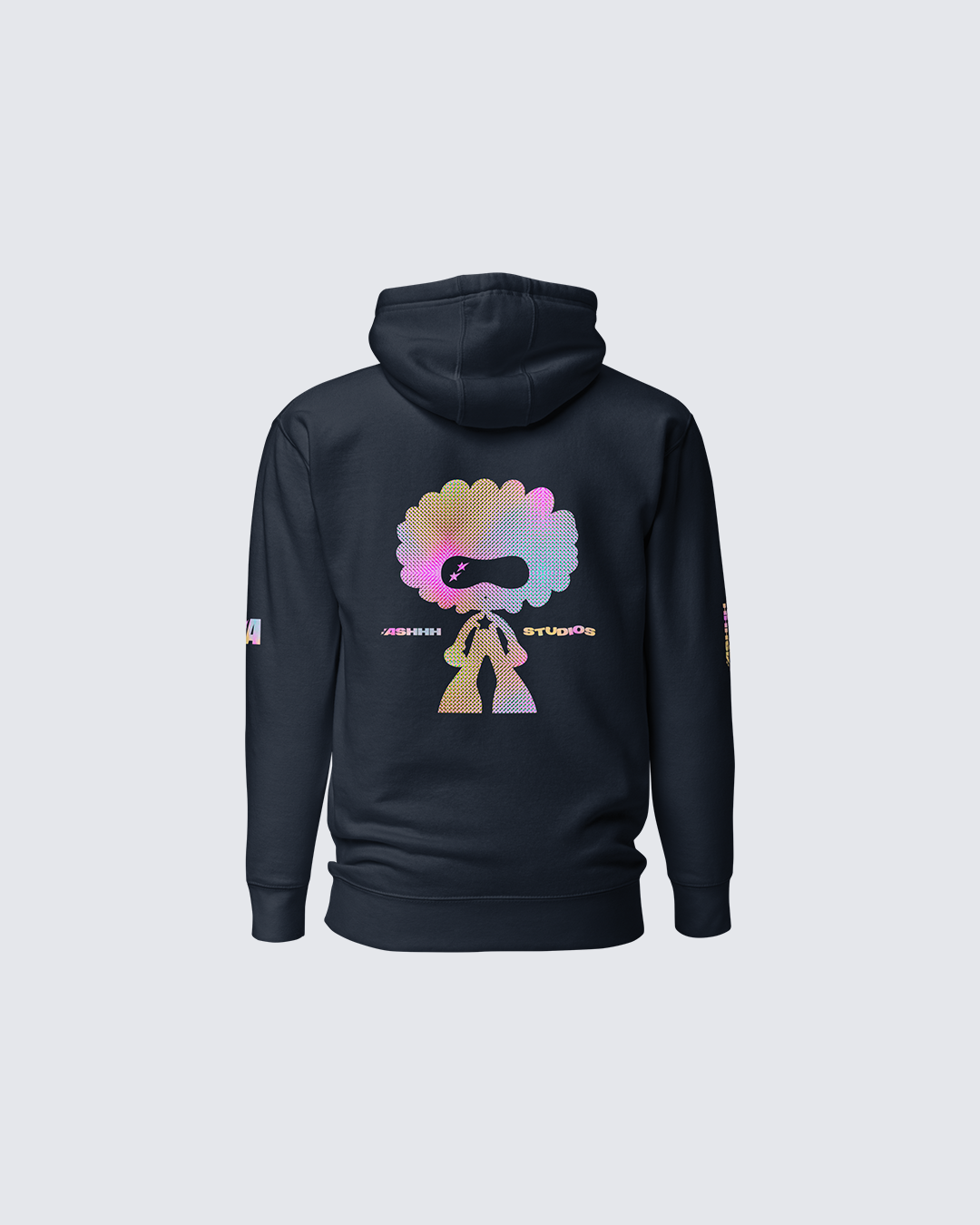 Ashhh Holographic Hoodie