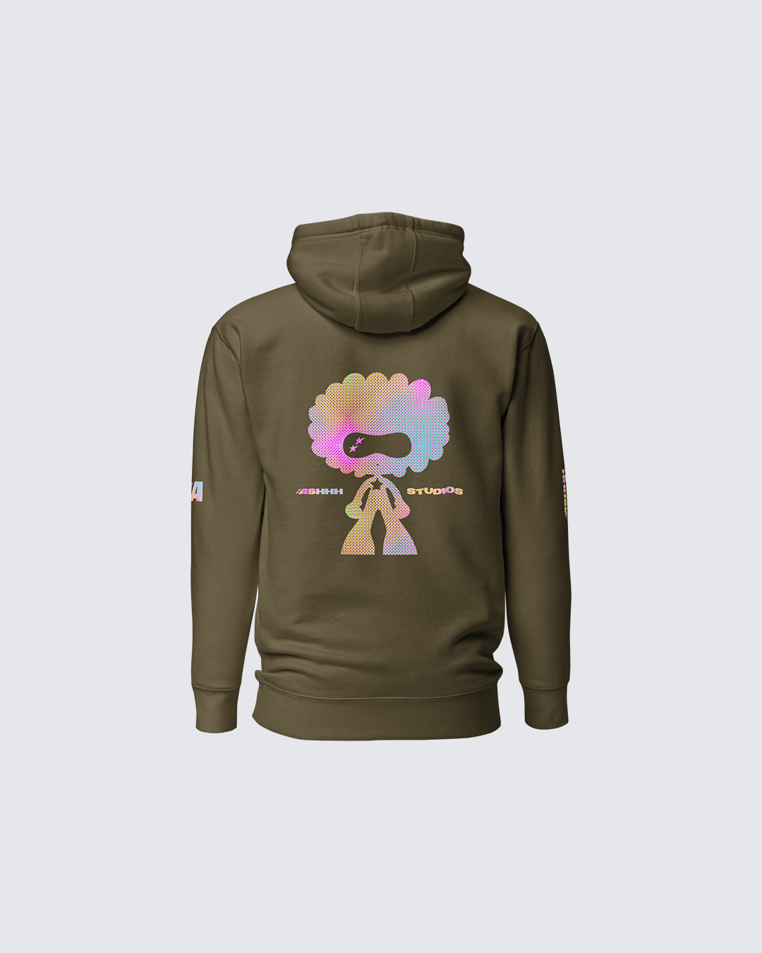 Ashhh Holographic Hoodie