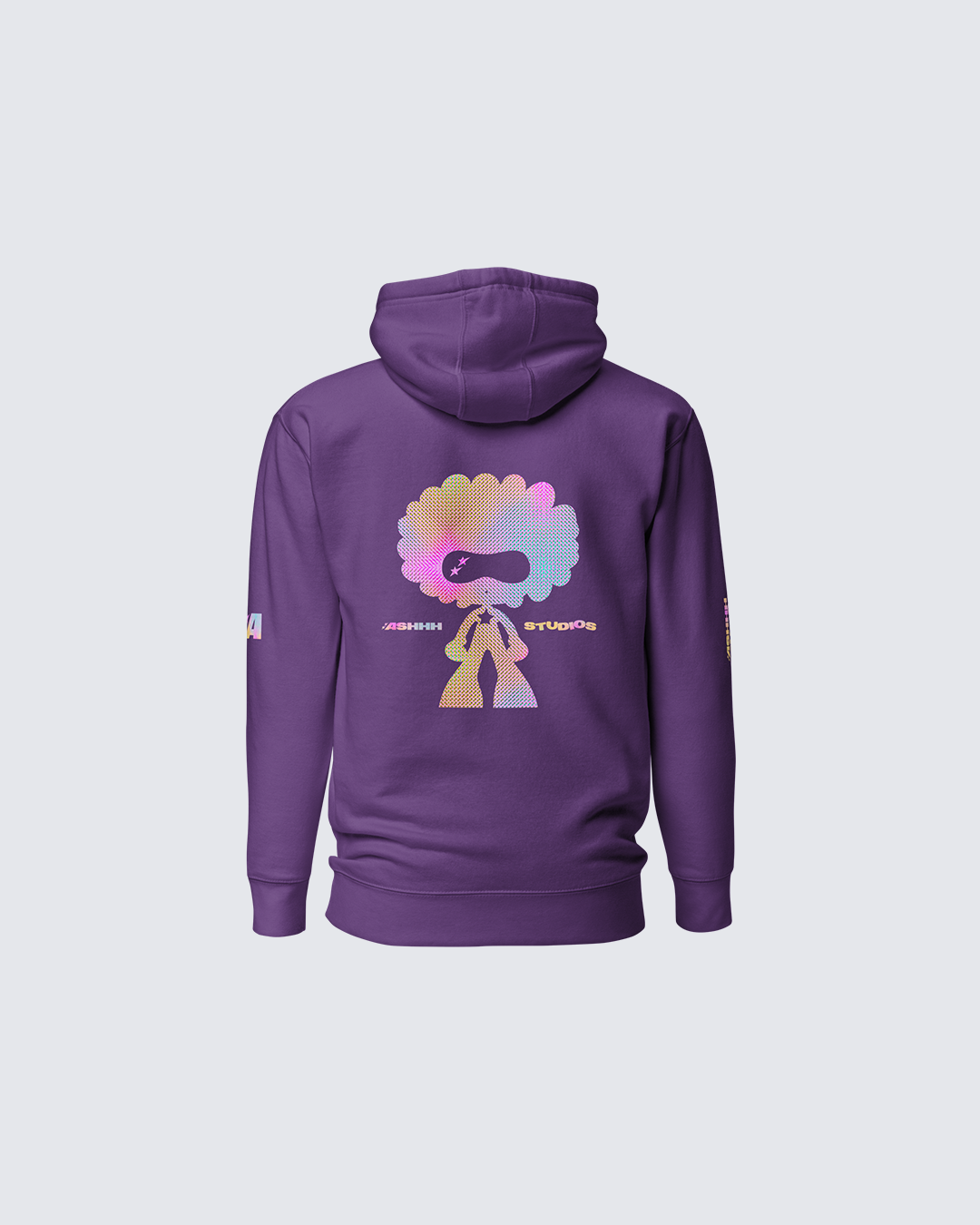 Ashhh Holographic Hoodie